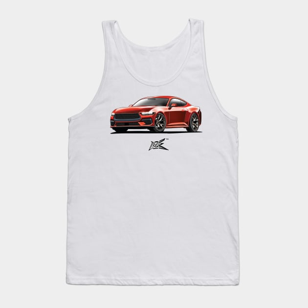 mustang s650 red Tank Top by naquash